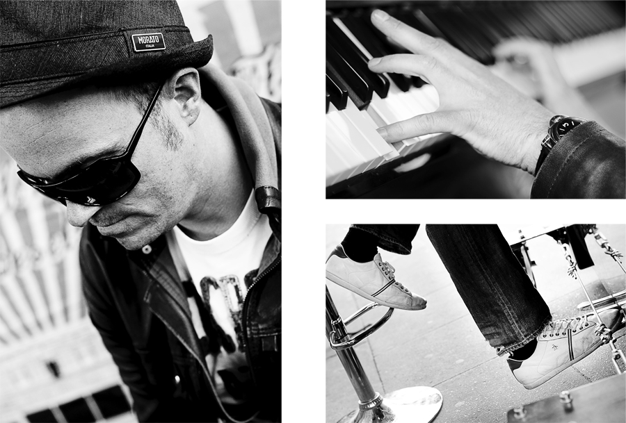 Sven, Straßen-Pianist, Hamburg Sven, Straßen-Pianist, Hamburg